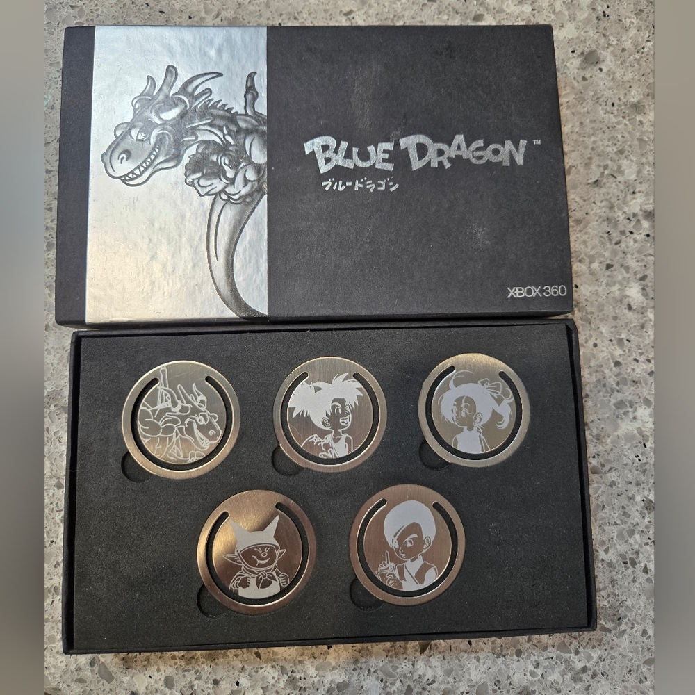 Rare *Bird Studio - Mistwalker* Blue Dragon Character Clips Merchandise Xbox 360